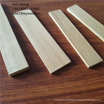 Techo de madera de teca moldeada cornisa molduras de corona molduras mdf molduras de madera decorativas lisas